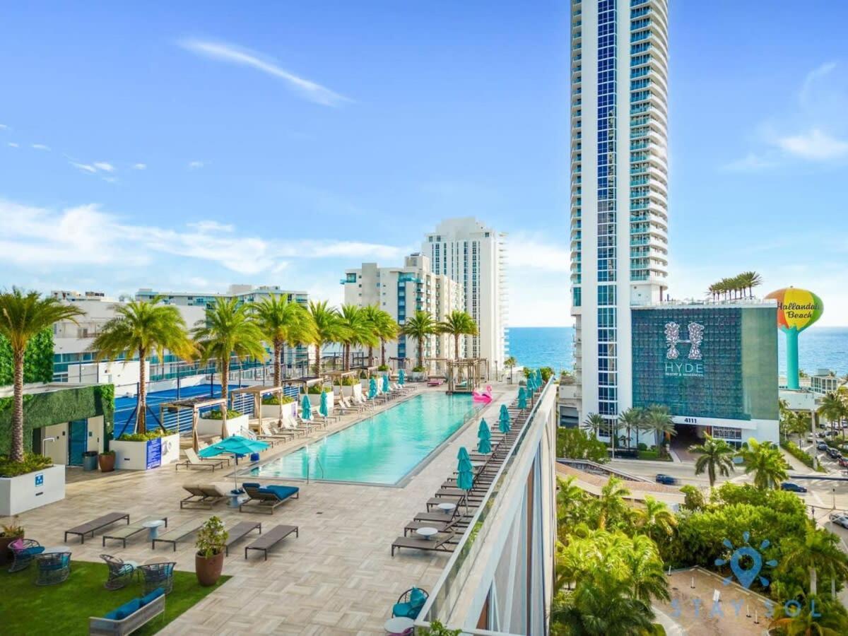 Luxury With Stunning View, Balcony, Amazing Pools Hollywood Exterior foto