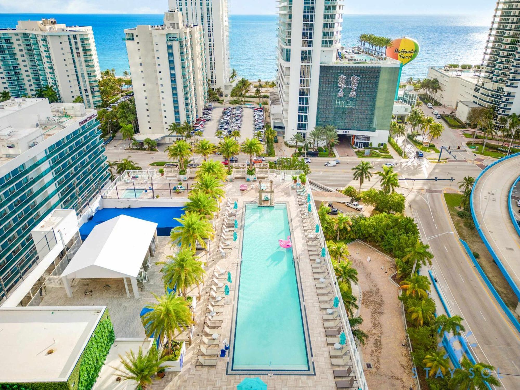 Luxury With Stunning View, Balcony, Amazing Pools Hollywood Exterior foto